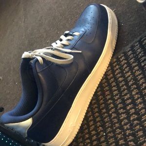 Dark blue AF1s